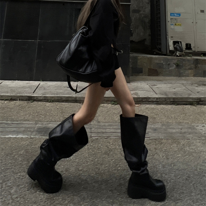Winter Chunky Women Knee High  - Modern Korean Lifestyle ulasan dan harga