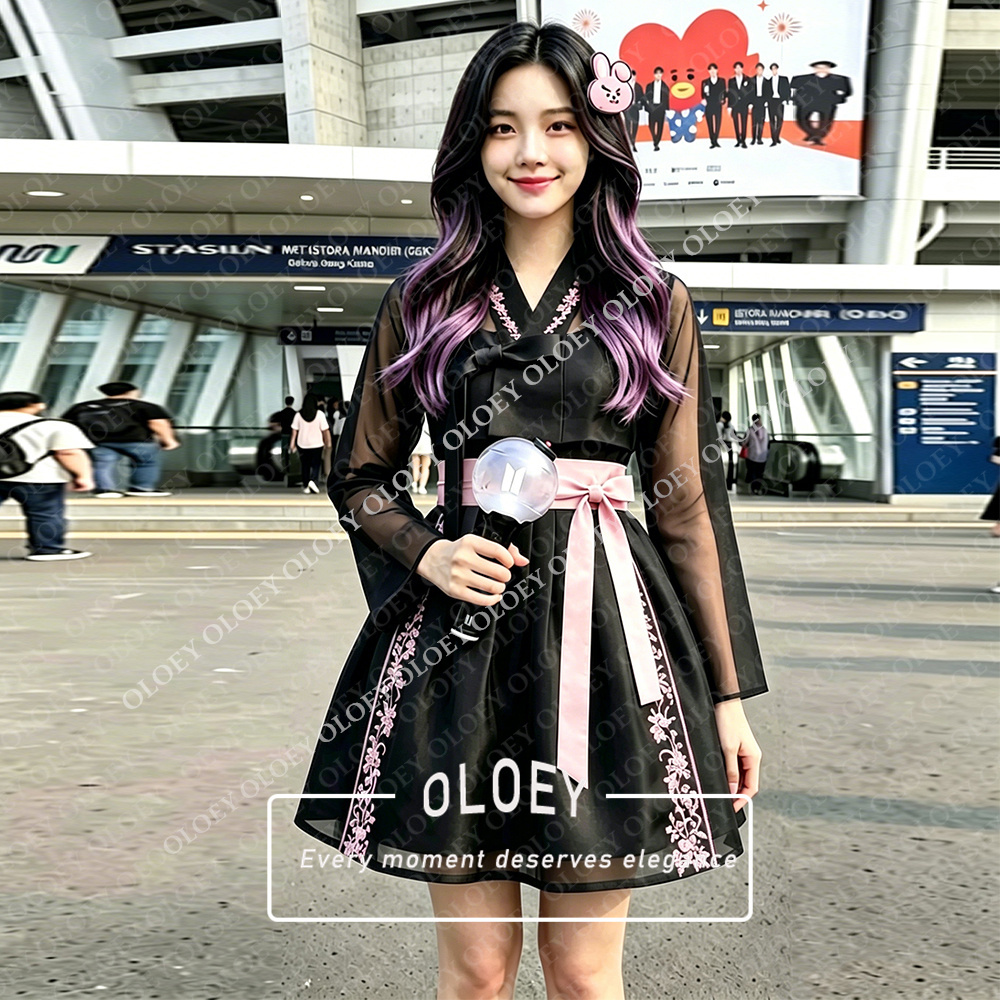 OLOEY Modern Appliques Short C - Modern Korean Lifestyle ulasan dan harga